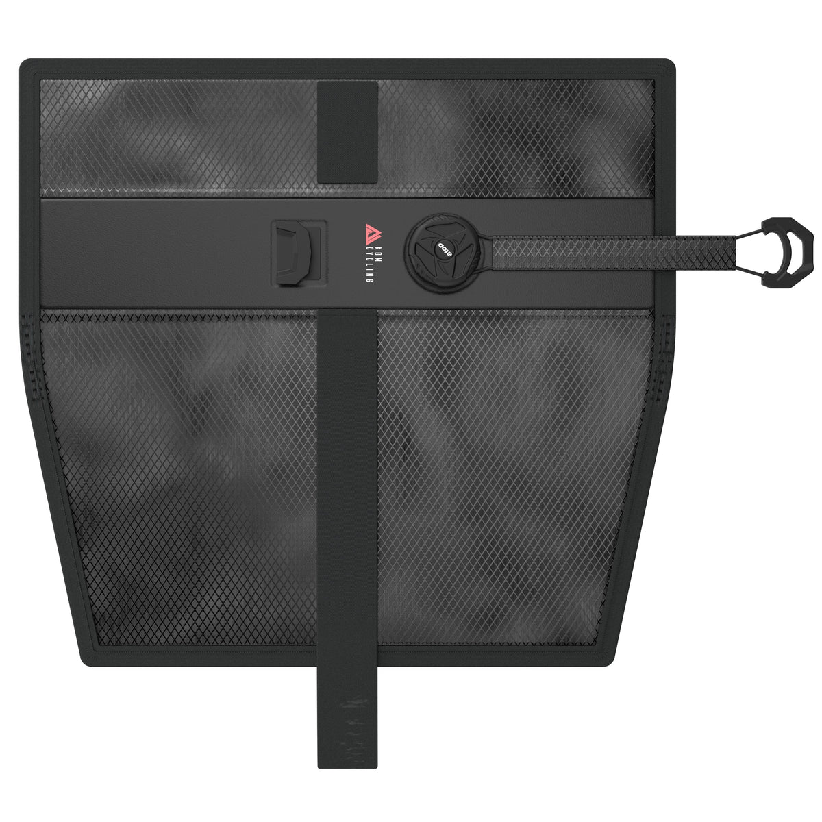 KOM Saddle Roll, unrolled, outside view with dial and strap