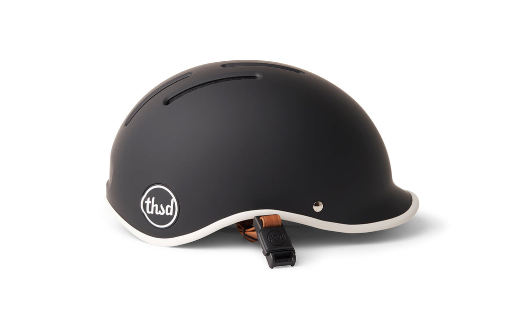 Thousand Heritage 2.0 bike and skate helmet in Carbon Black, side profile