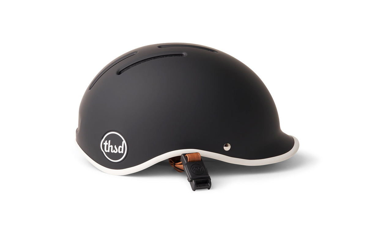 Thousand Heritage 2.0 bike and skate helmet in Carbon Black, side profile