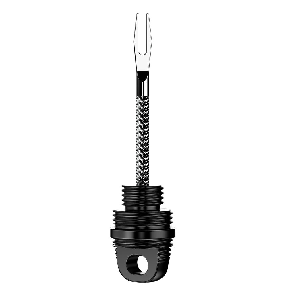 KOM Tire Repair Tool PRO, plug fork insert, close-up