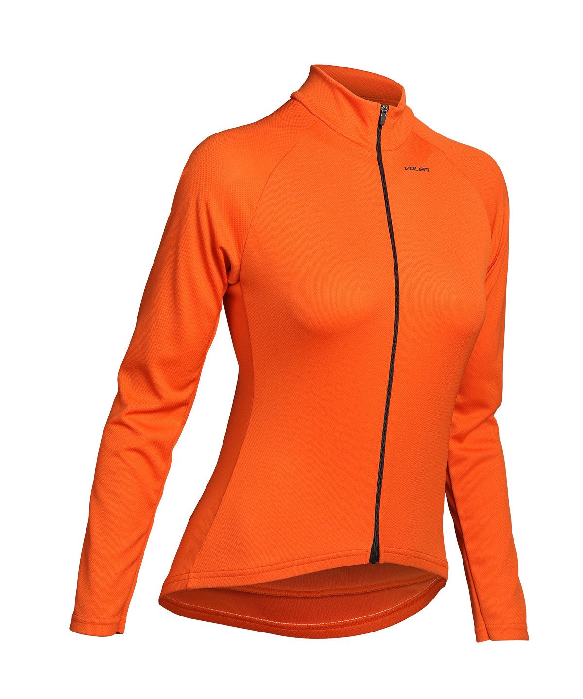 Voler Women's Jet Lightweight Long Sleeve Jersey, ORANGE
