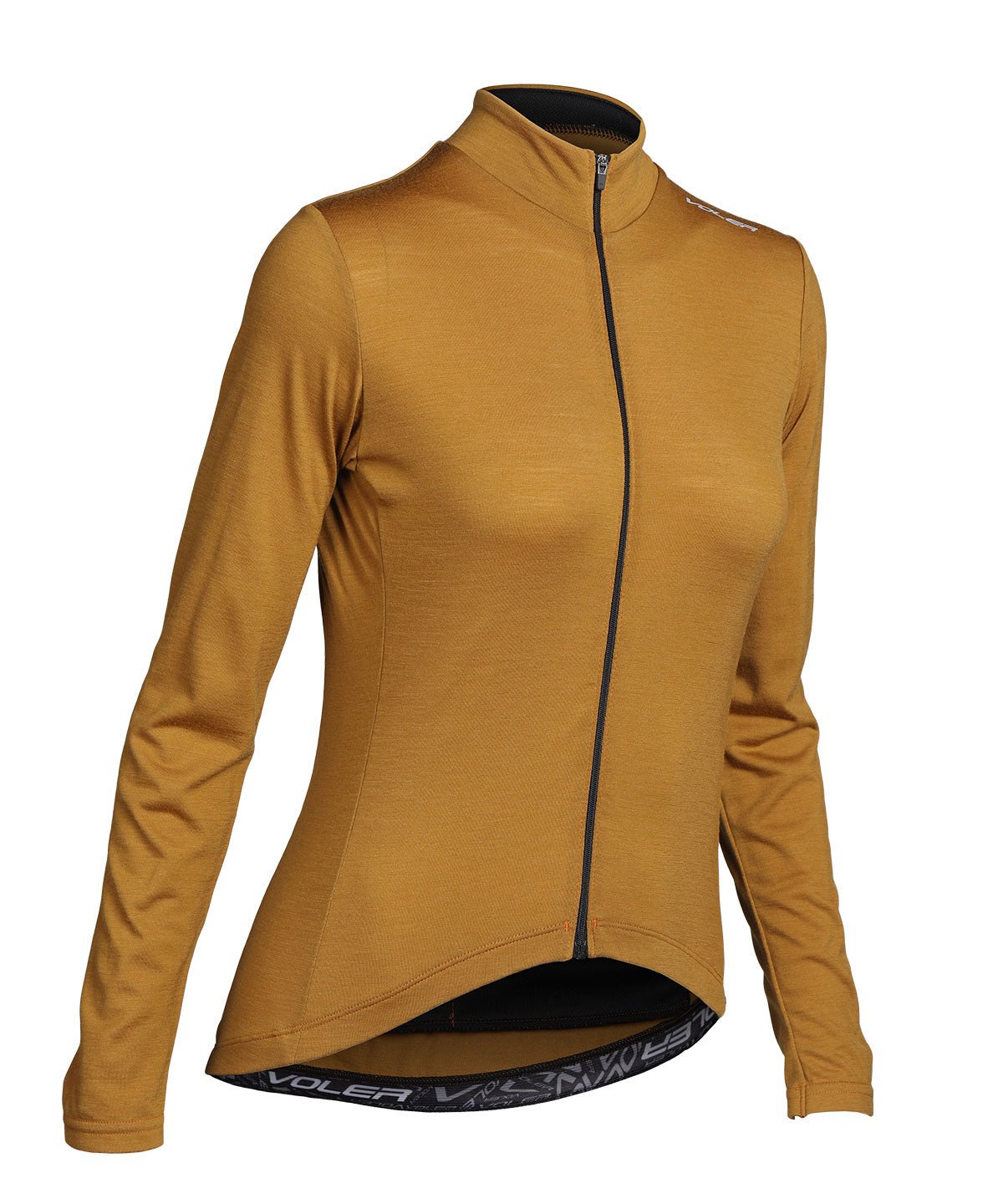 Voler Women's Midweight Merino Long Sleeve Jersey, WHISKEY