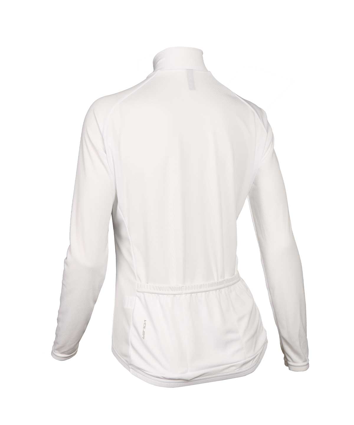 Voler Women's Jet Lightweight Long Sleeve Jersey, white, back view