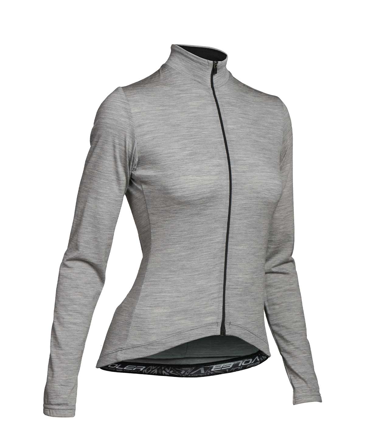 Voler Women's Midweight Merino Long Sleeve Jersey, HEATHER GREY