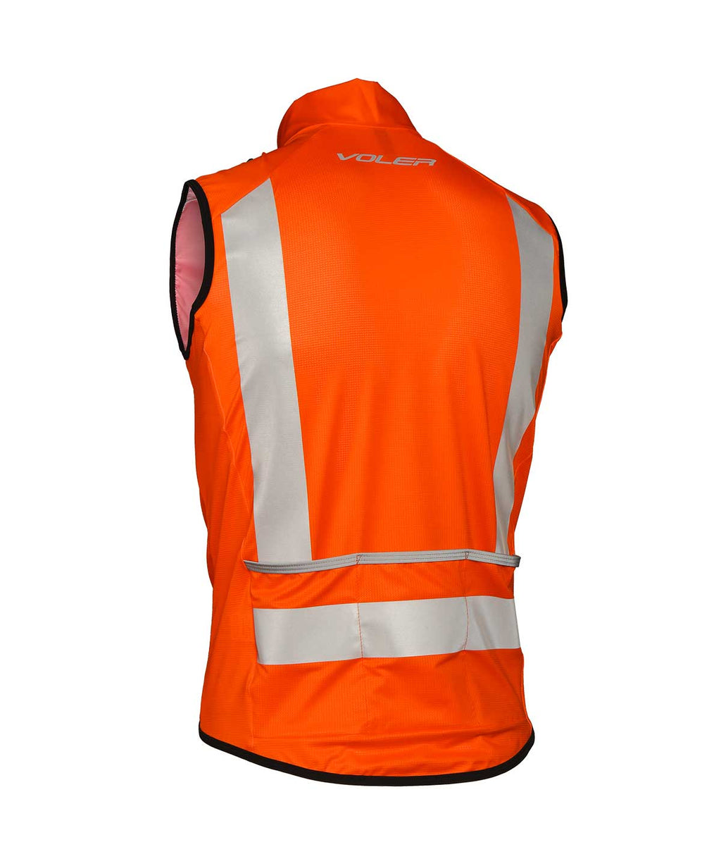 Voler men's reflective wind vest, view 5