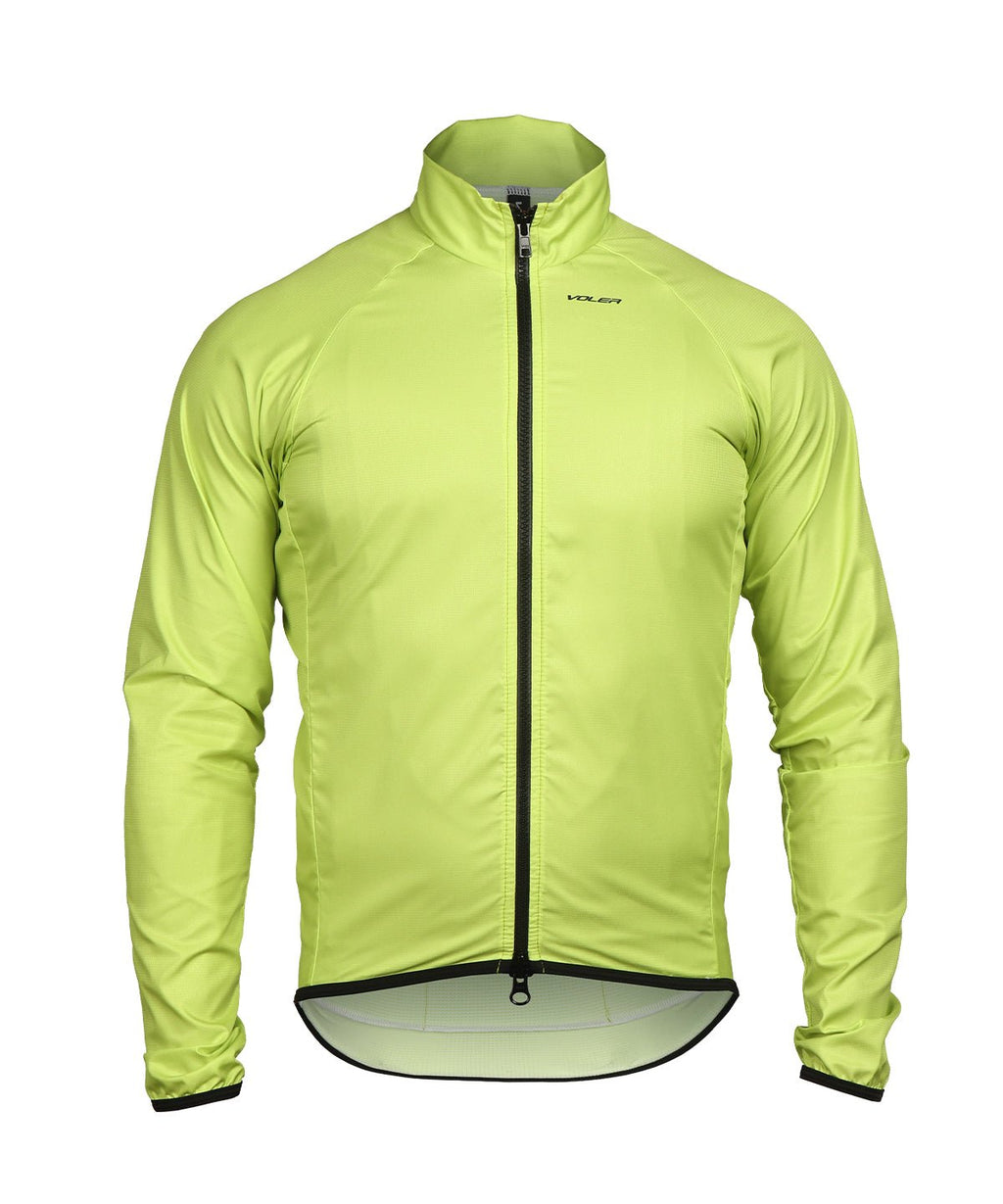 Voler Men's Wind Jacket, Citronelle, front view