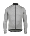 Voler Men's Midweight Merino Long Sleeve Jersey, Heather Grey