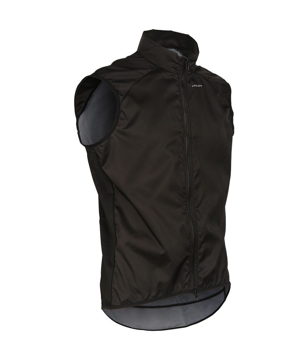 Voler Men's Classic Wind Vest, BLACK