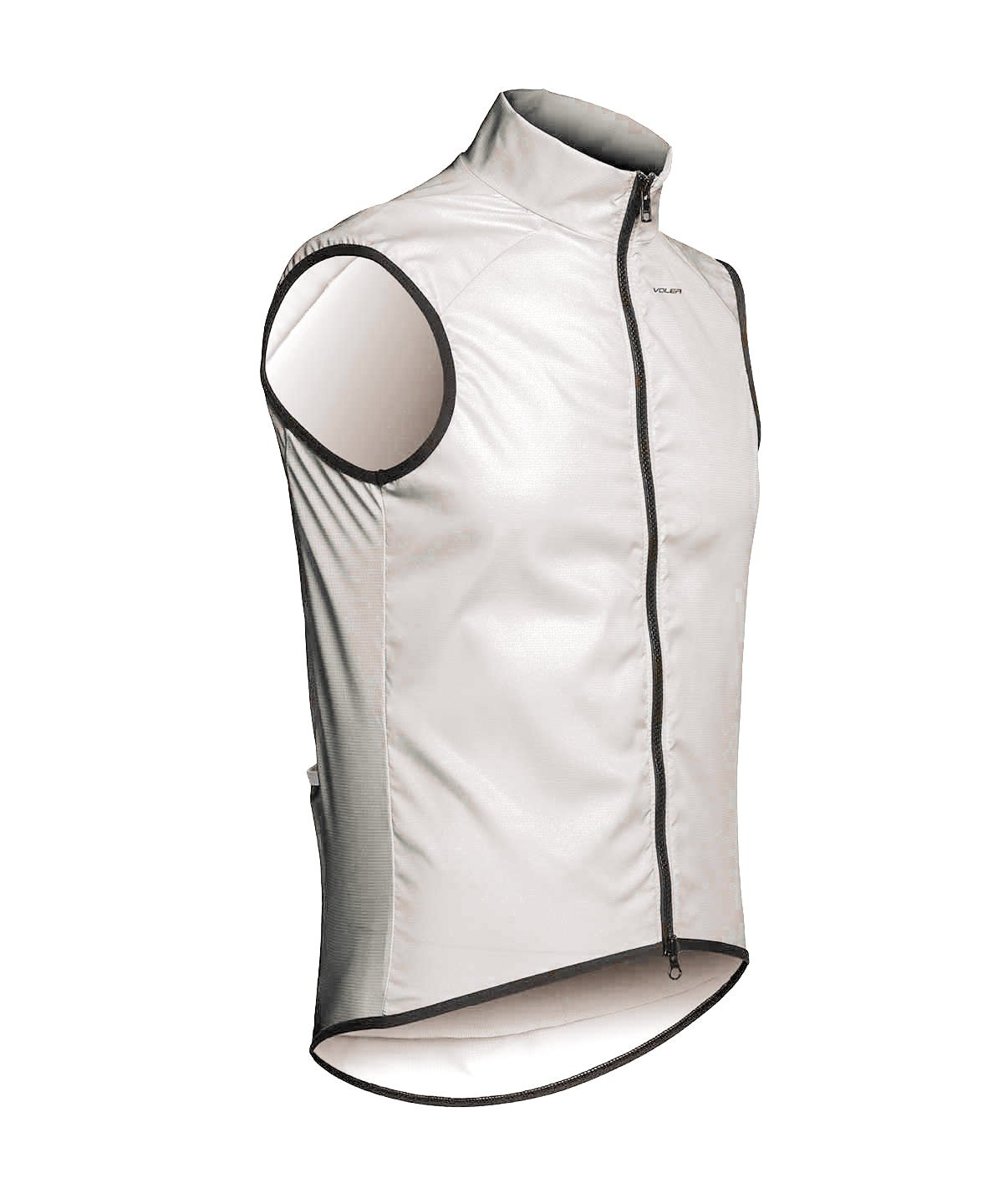 Voler Men's Wind Vest, Salt, front angle