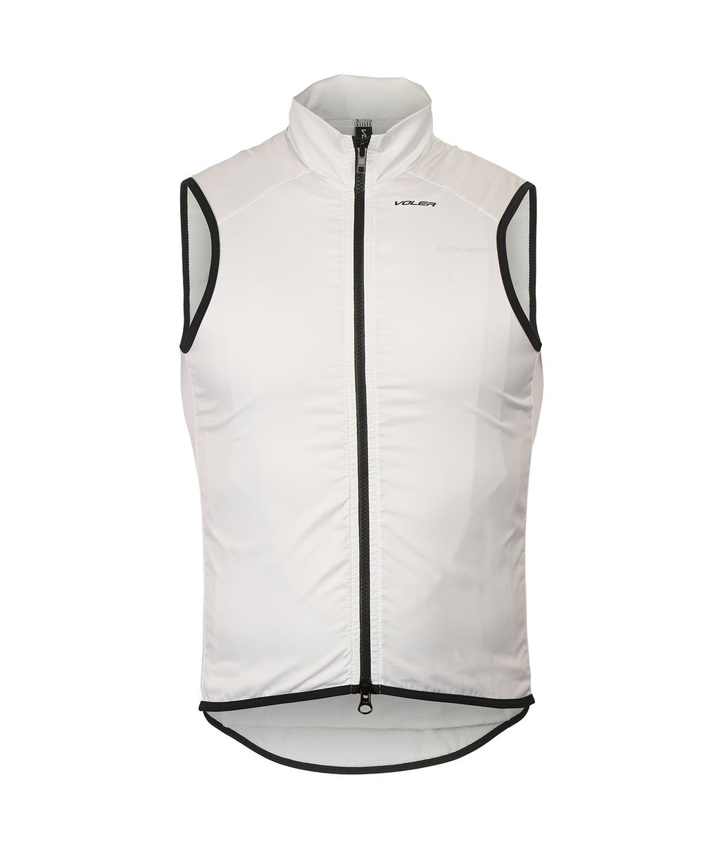 Voler men's wind vest in Salt off-white