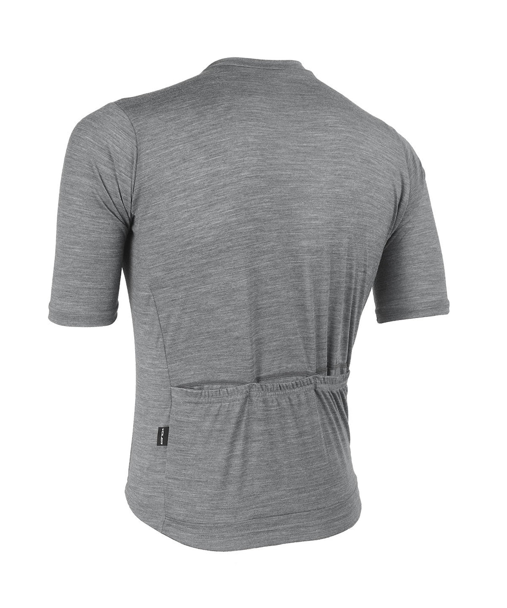 Voler Men's Lightweight Merino Jersey, Grey Heather