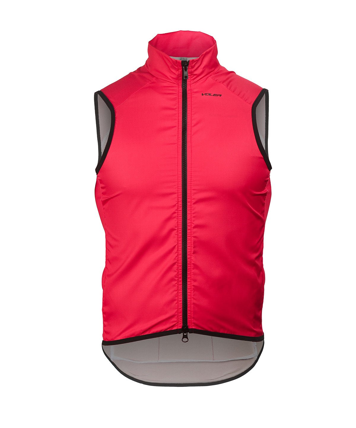 Voler men's wind vest in Salsa red