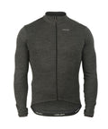 Voler Men's Midweight Merino Long Sleeve Jersey, Charcoal Heather