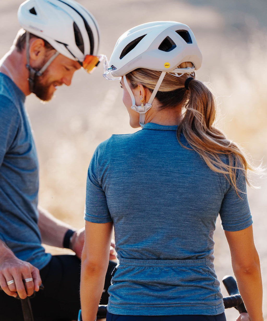 Voler Women's Lightweight Merino Jersey, Slate Heather