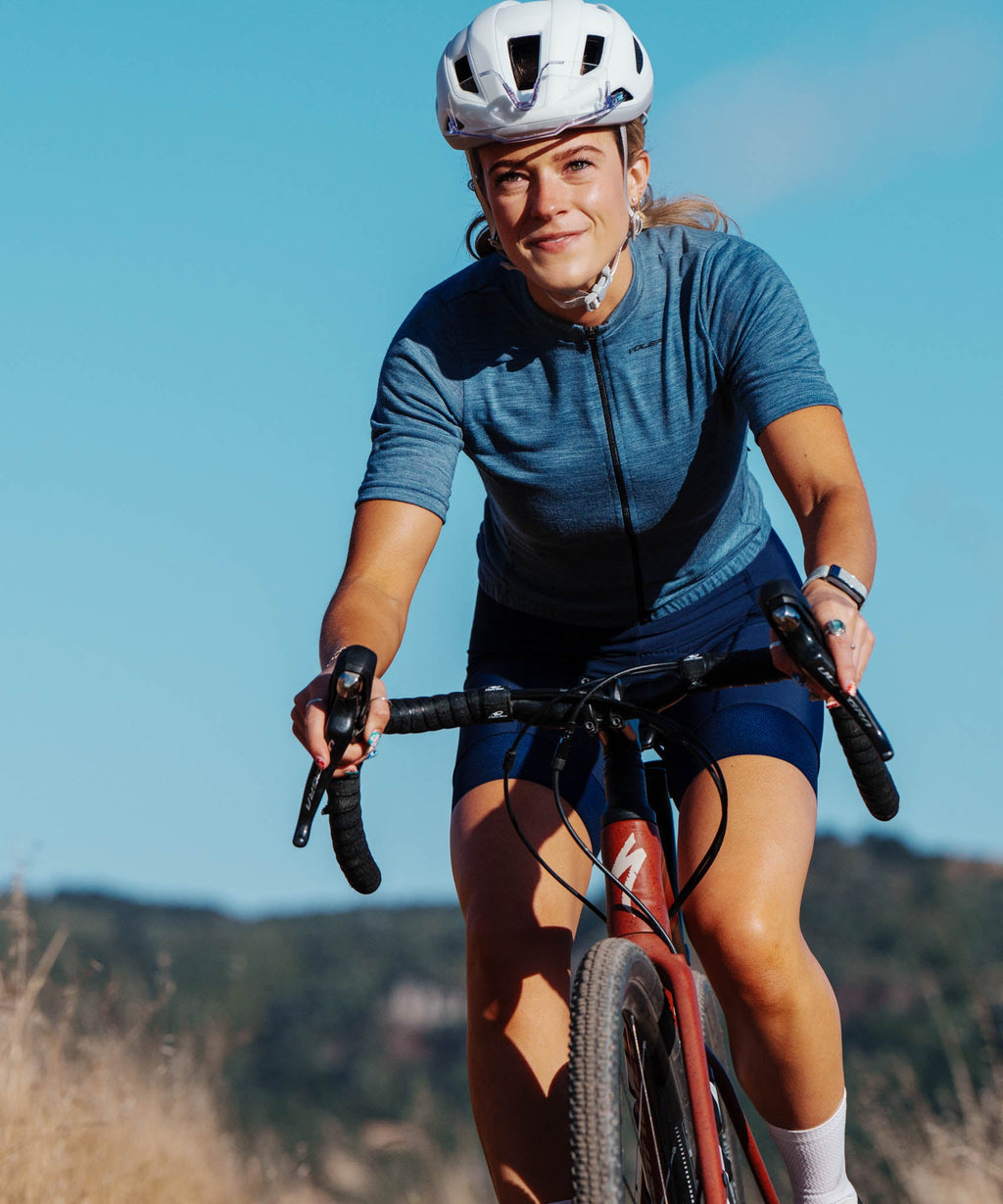 Voler Women's Lightweight Merino Jersey, Slate Heather