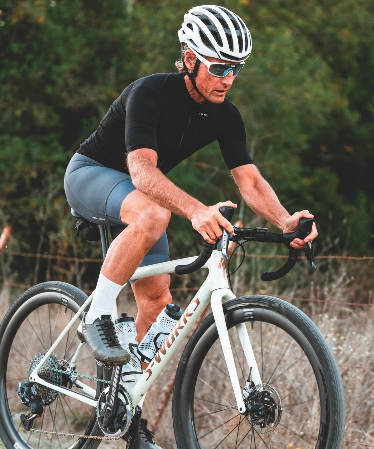 Voler Men's Lightweight Merino Jersey, Black
