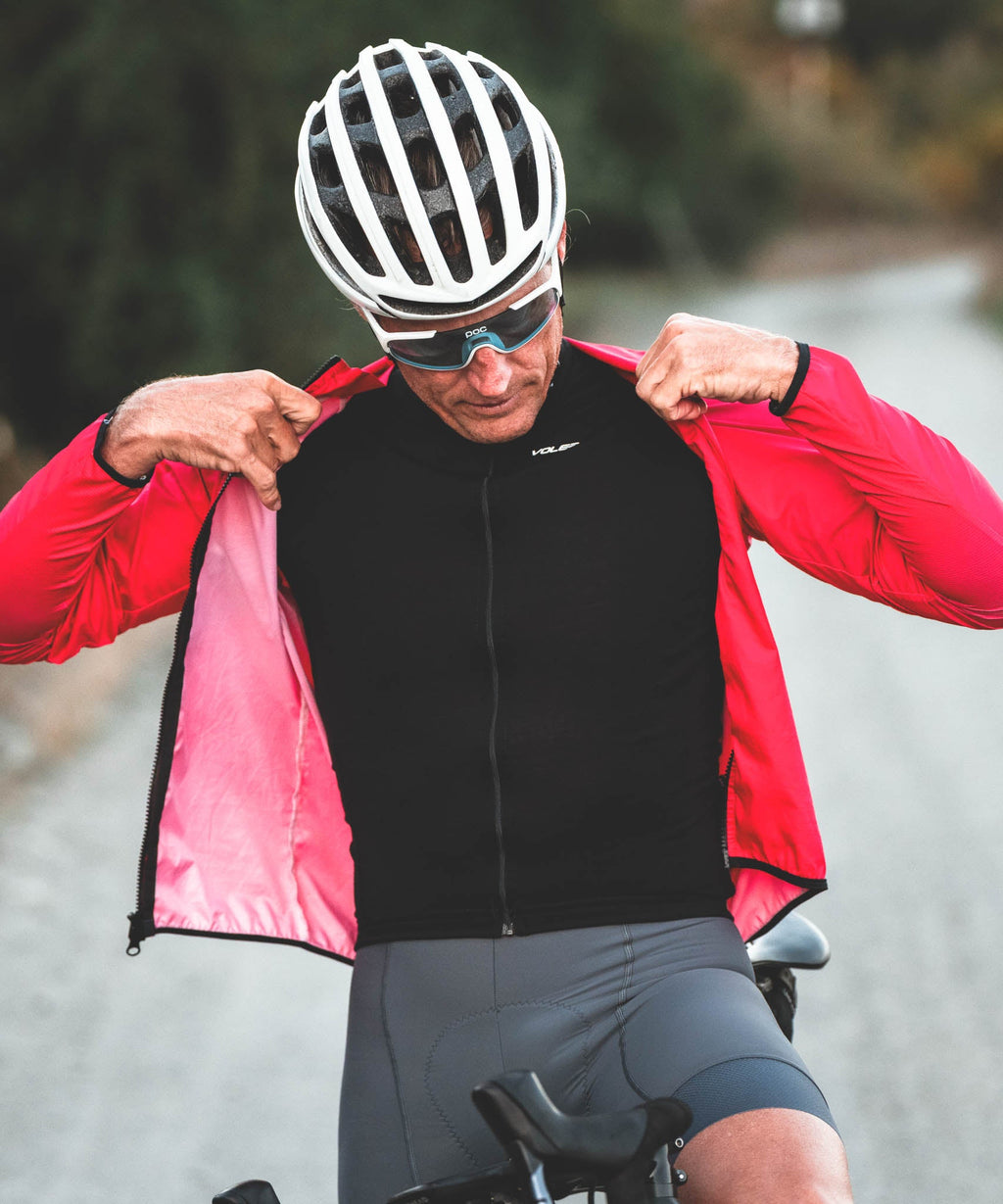 Voler Men's Lightweight Merino Jersey, Black