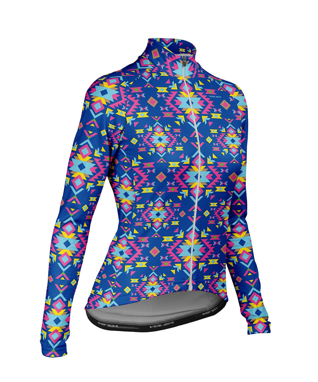Voler Women's Peloton Thermal Jersey, Party Pace