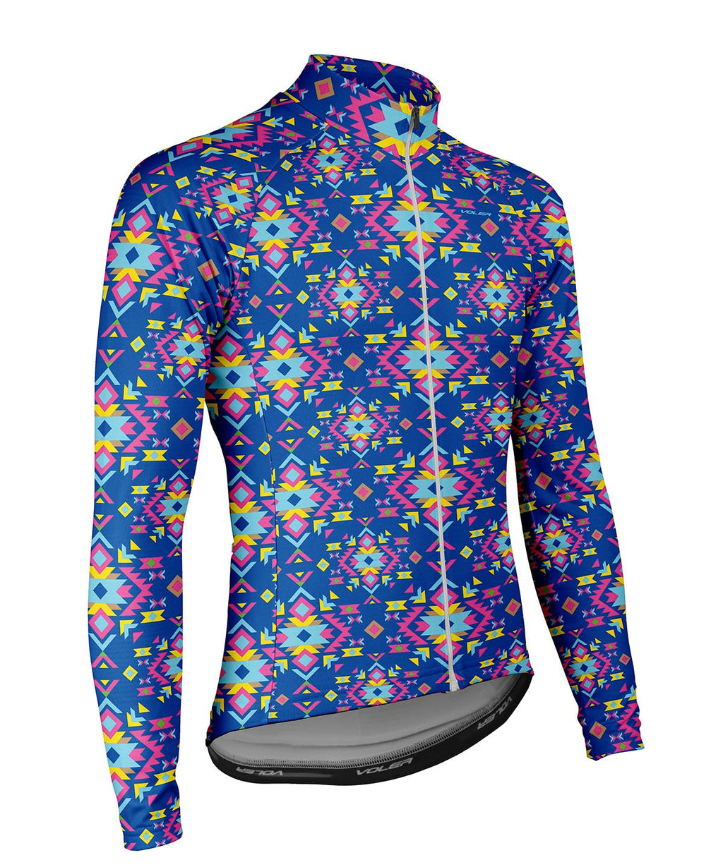 Voler Men's Peloton Thermal Jersey, Party Pace