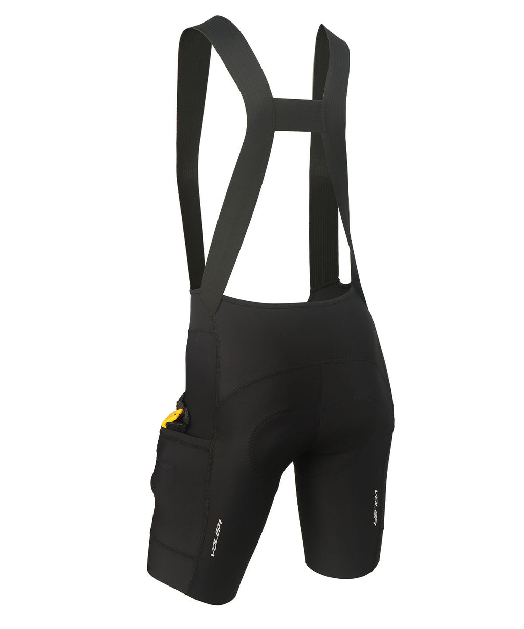 Voler Women's Super Cargo Drop Tail Bib, Black