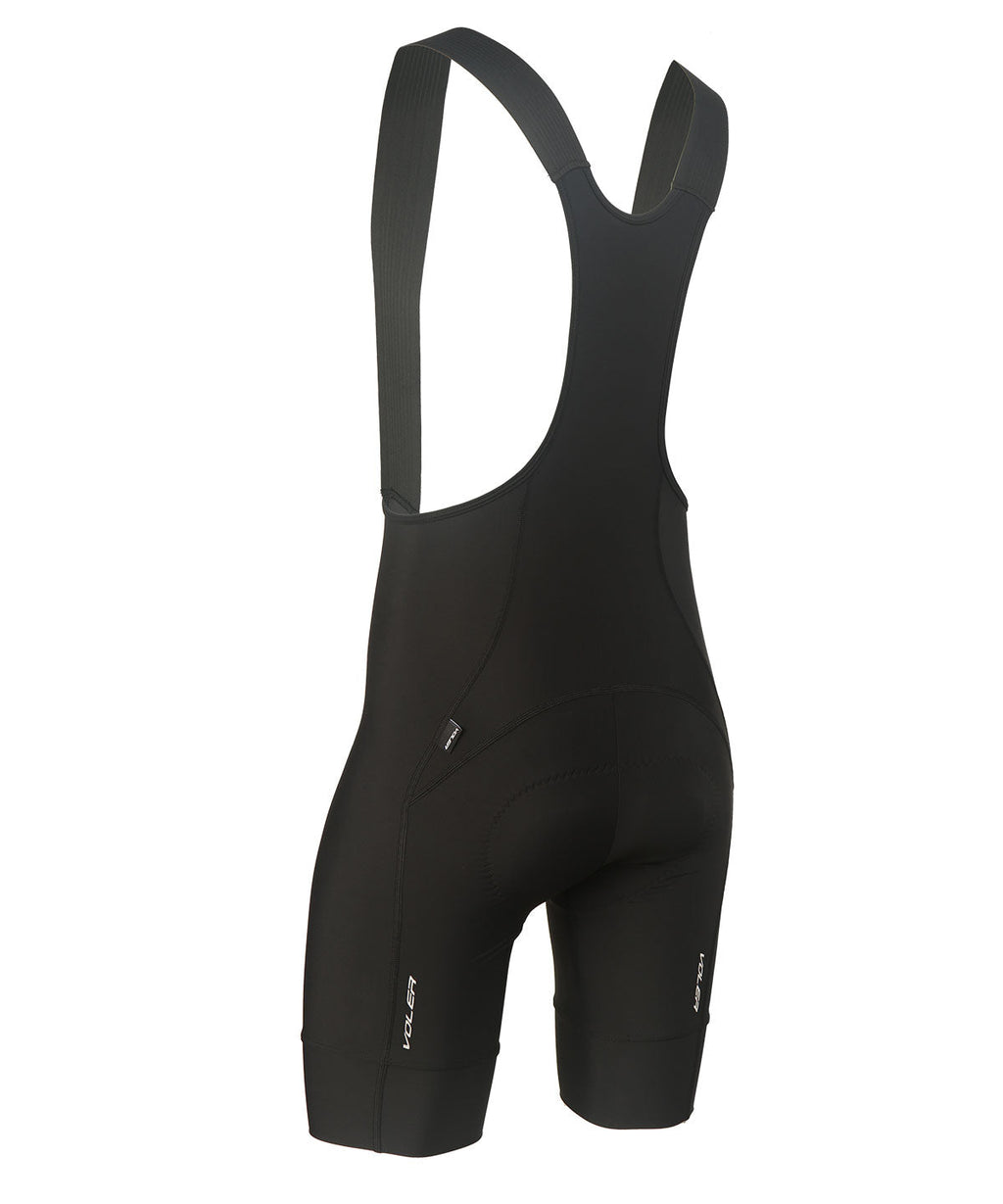 Voler Men's Escape Bib, Black, side view with straps