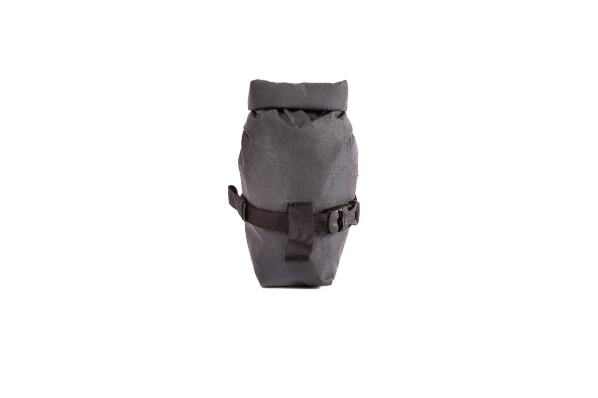 Outer Shell Rolltop Saddlebag, Graphite ECOPAK