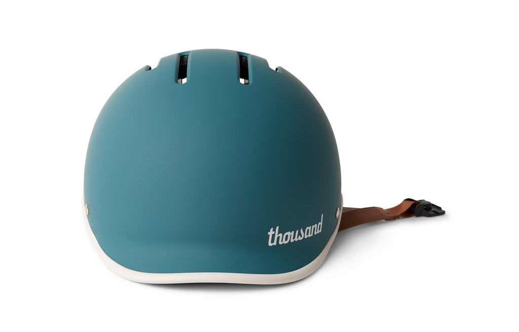 Heritage 2.0 Bike & Skate Helmet, teal, rear angle