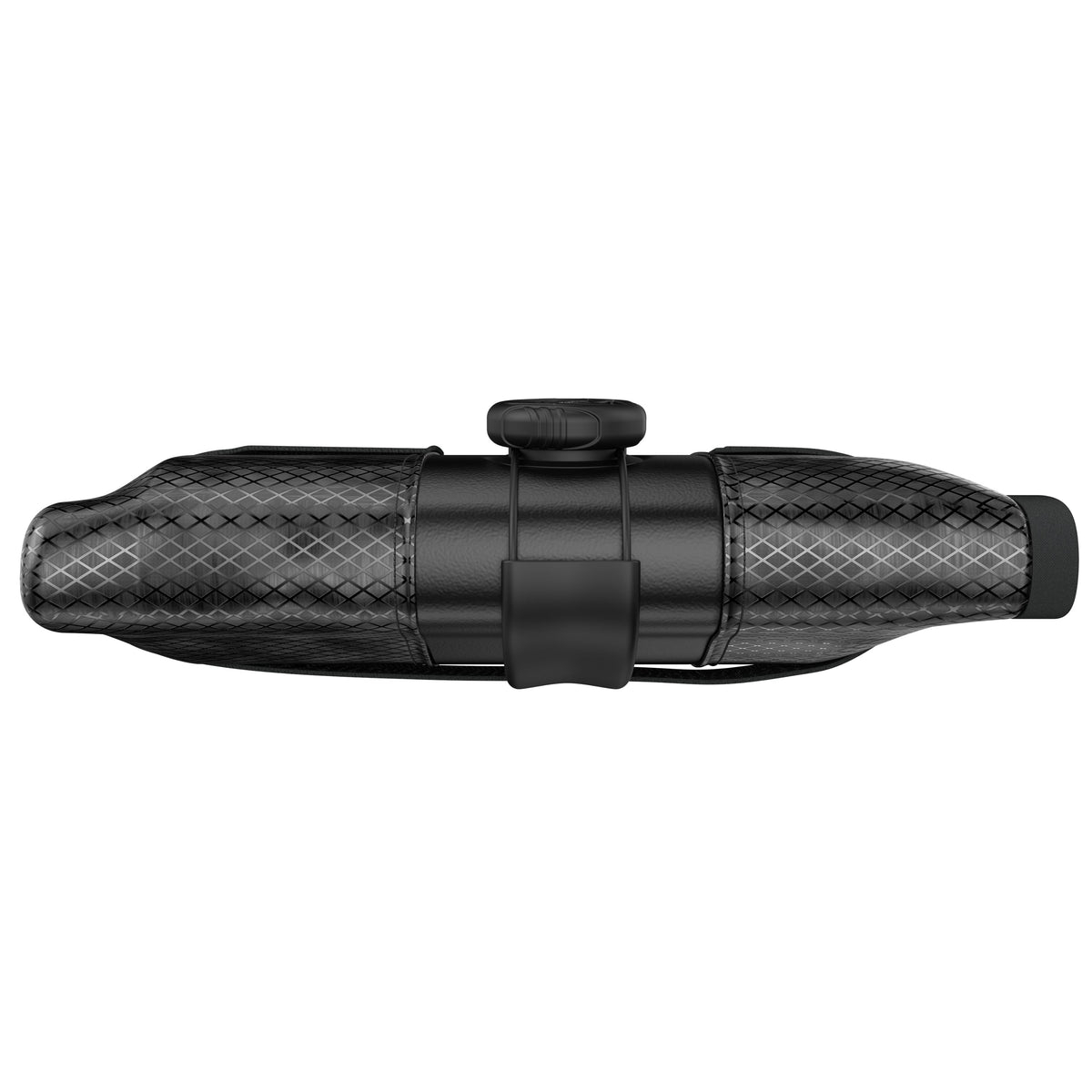 KOM Saddle Roll, rolled closed, side view