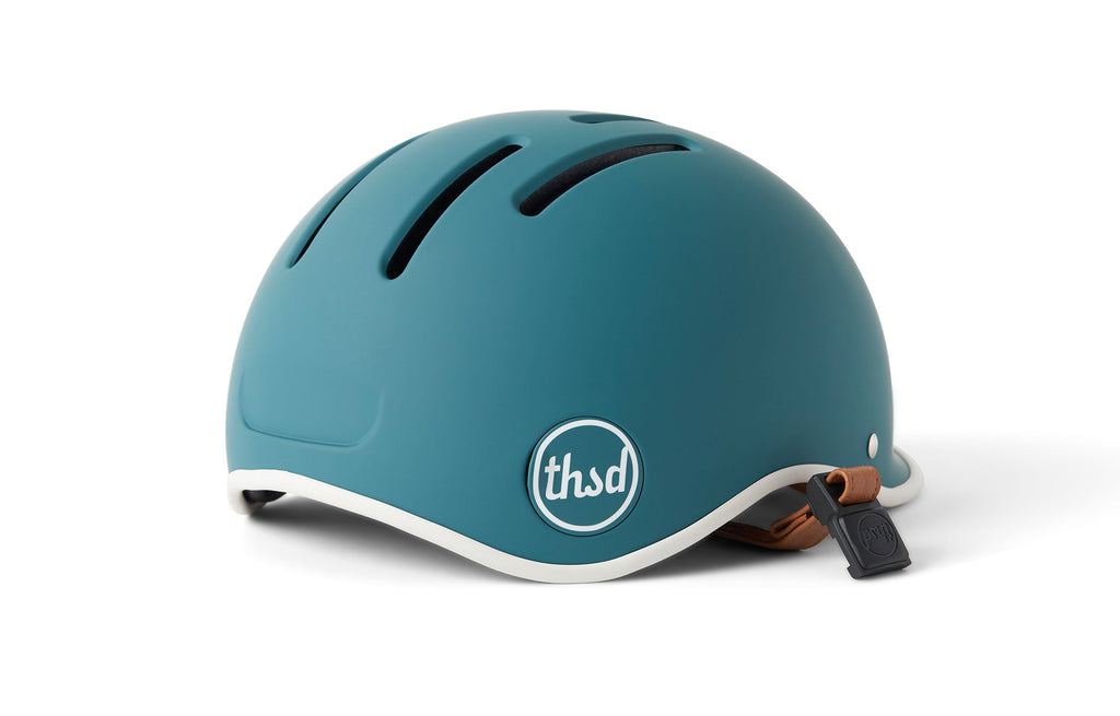 Heritage 2.0 Bike & Skate Helmet, teal, rear side angle