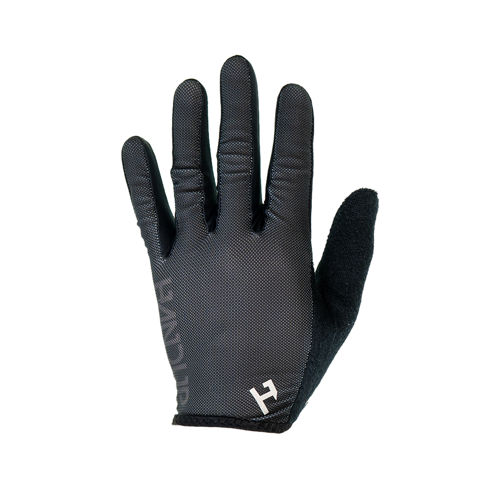 Handup SunDura Gloves, Pure Black, full-finger cycling glove