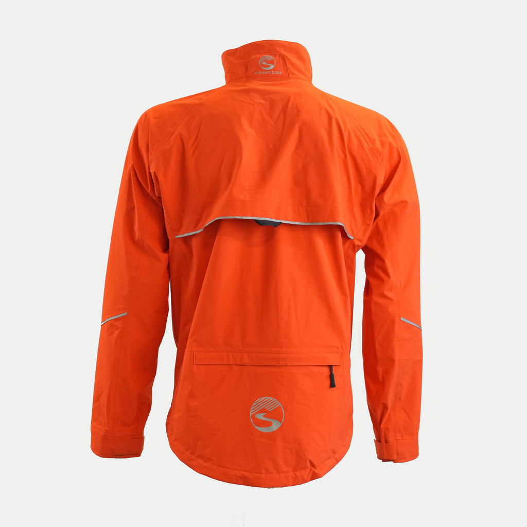 Men's Century Jacket, orange, back view