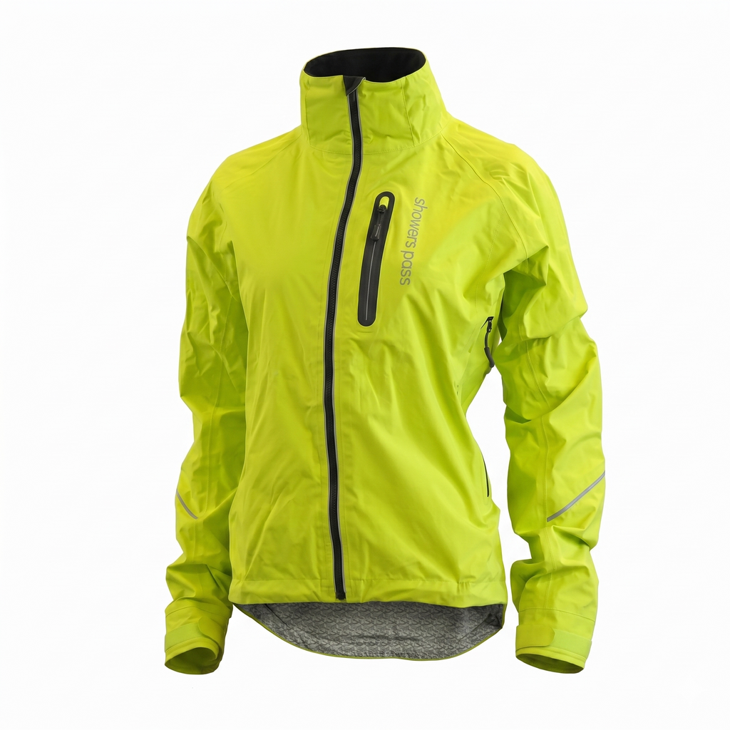 Women's Century Jacket, hi-vis yellow, front view