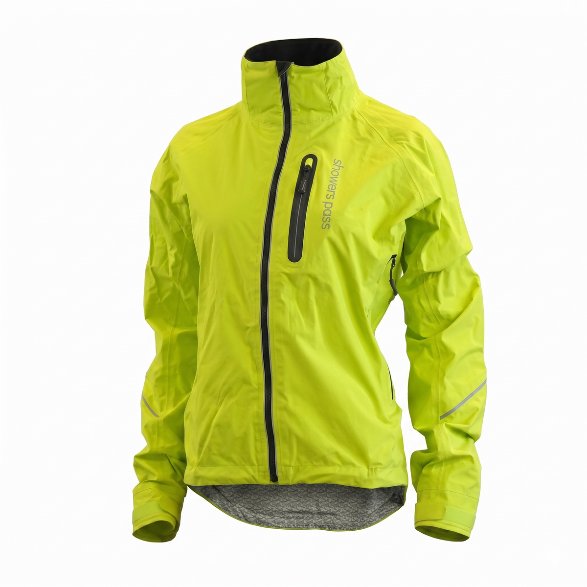 Women's Century Jacket, hi-vis yellow, front view