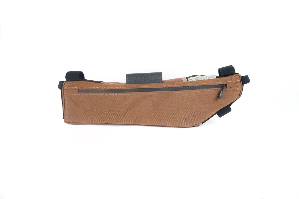 Outer Shell Half Frame Bag, Brown