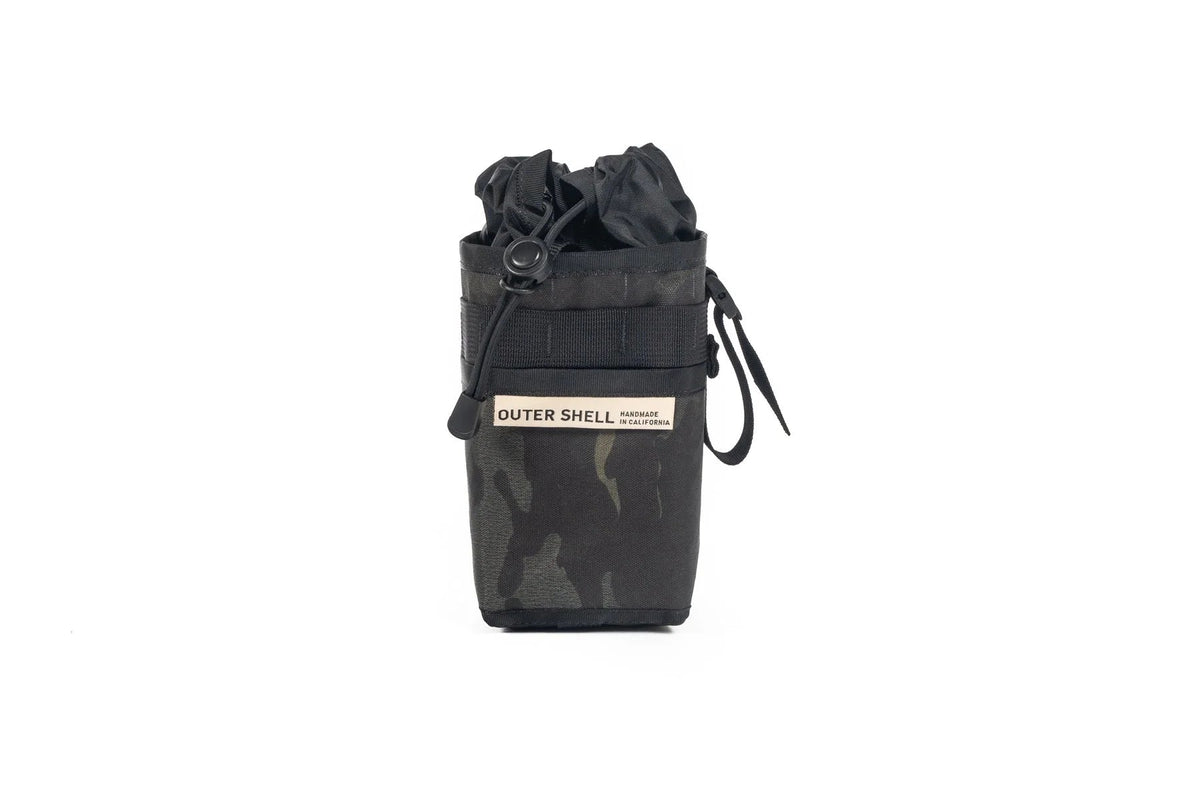 Outer Shell Stem Caddy, camo, front view