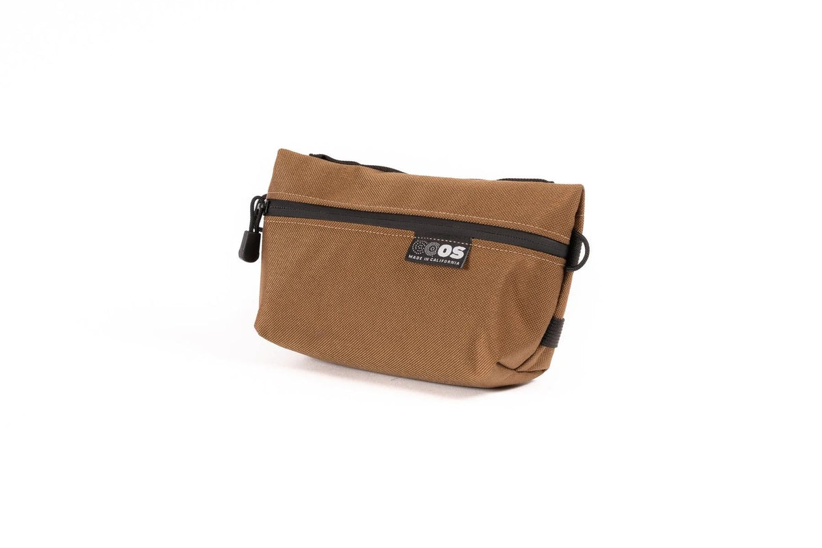 Outer Shell Mini Bar Bag, tan, front angle