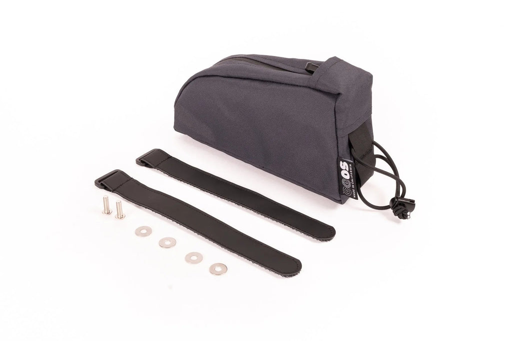 Outer Shell Top Tube Bag, with straps and mounting hardware
