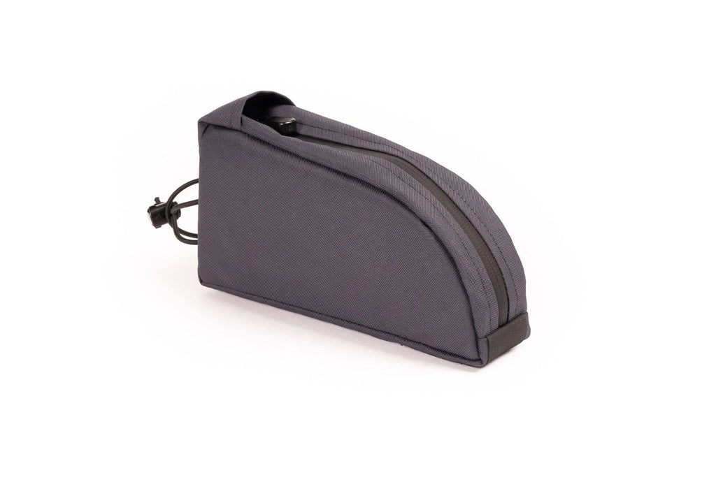 Outer Shell Top Tube Bag, gray, opposite side view