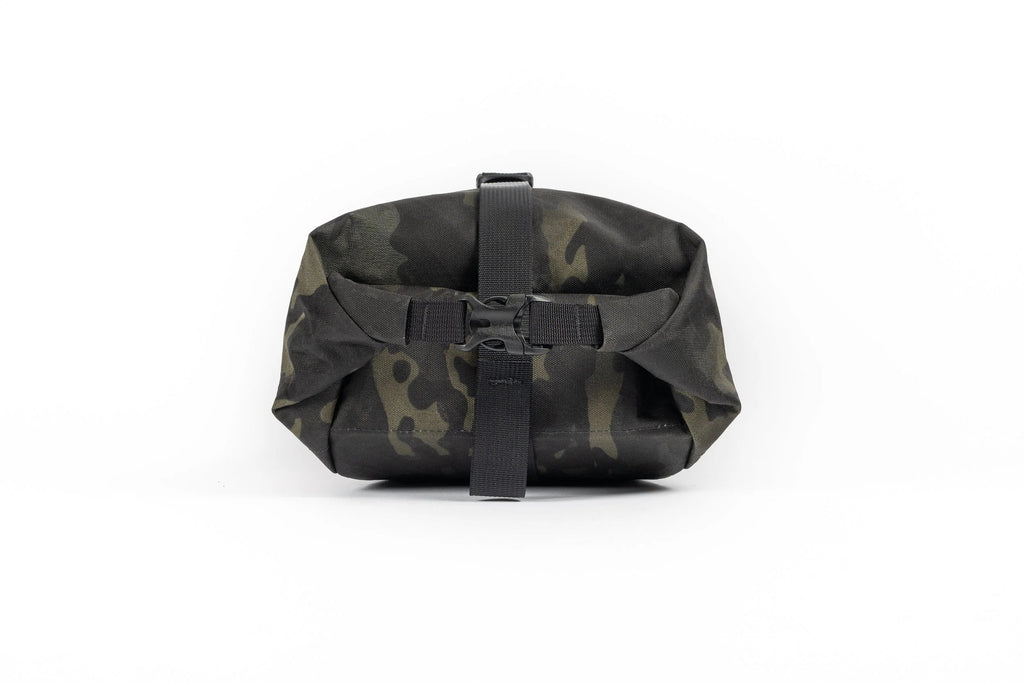 Outer Shell Seatpack, camo, rear view