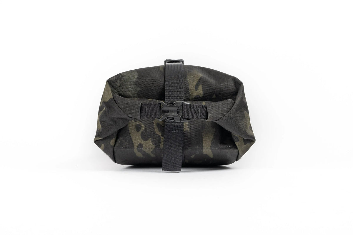 Outer Shell Seatpack, camo, rear view