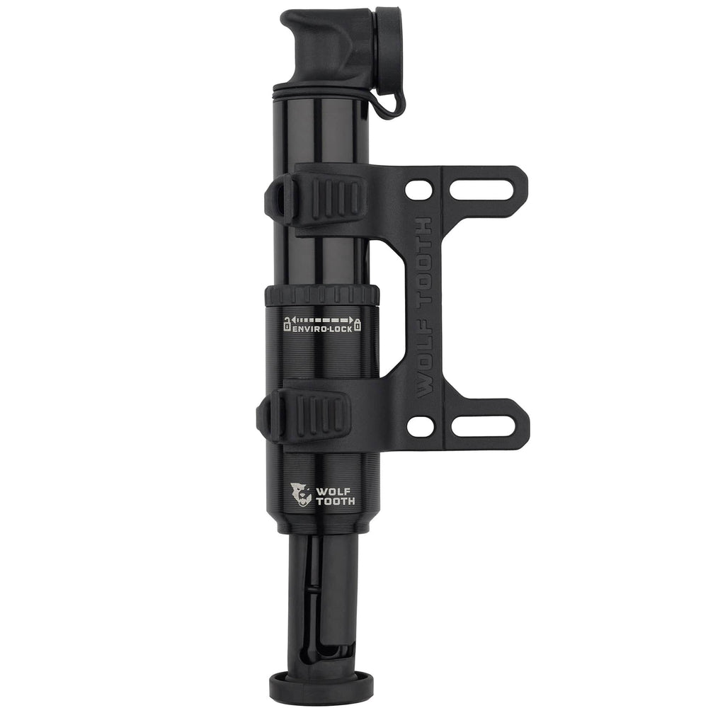 Wolf Tooth EnCase Pump 40cc, pump in its mount, front view