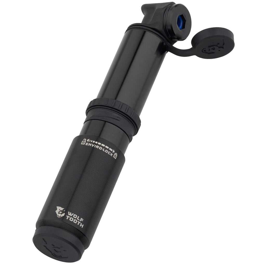Wolf Tooth EnCase Pump 40cc, pump with the end cap open
