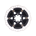 Sumart FR3H Floating Disc Brake Rotor, 160 mm, black carrier and silver braking band