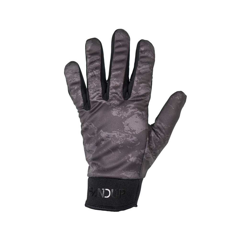 Handup ColdER Plus Gloves, Black Strata, full-finger cycling glove