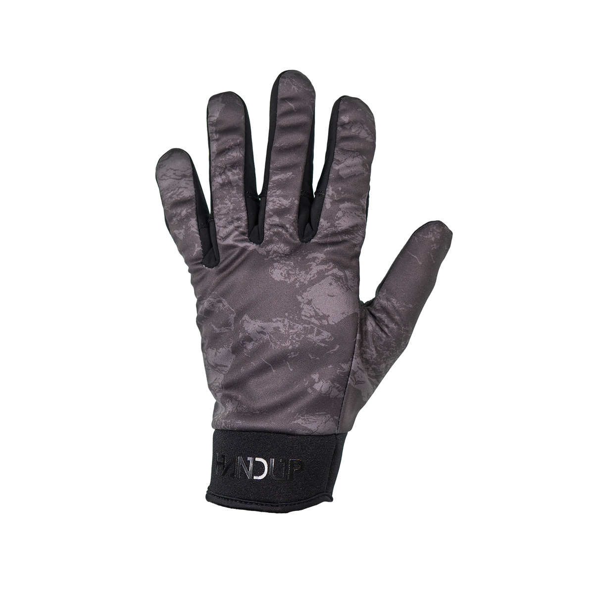 Handup ColdER Plus Gloves, Black Strata, full-finger cycling glove