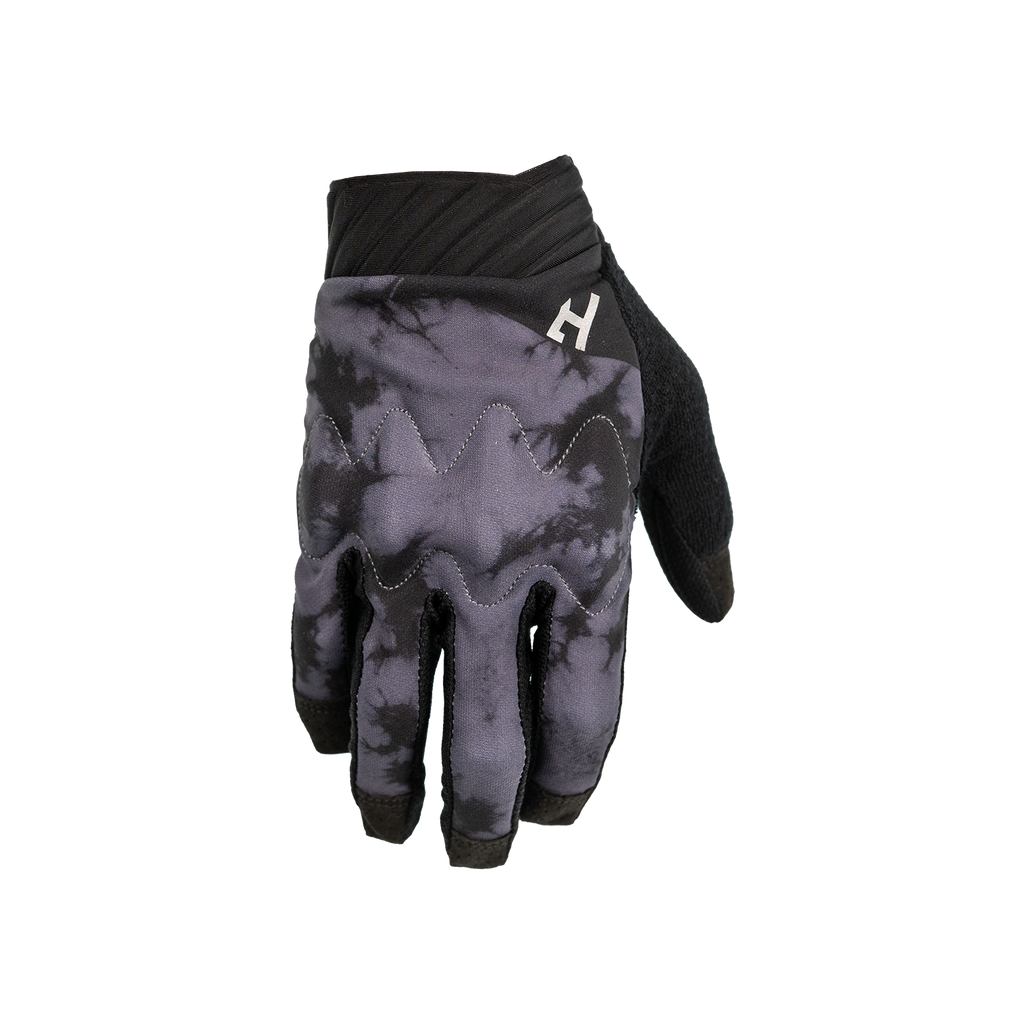 Handup Pro-Tection Gloves, Acid Wash Grey, full-finger cycling glove