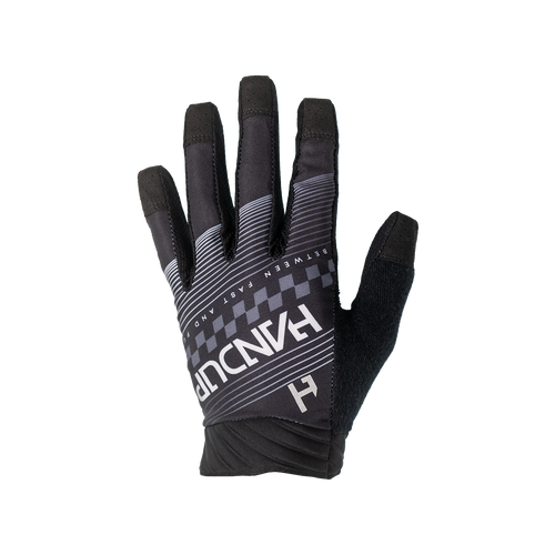 Handup Pro-Formance Gloves, Black/Grey, full-finger cycling glove