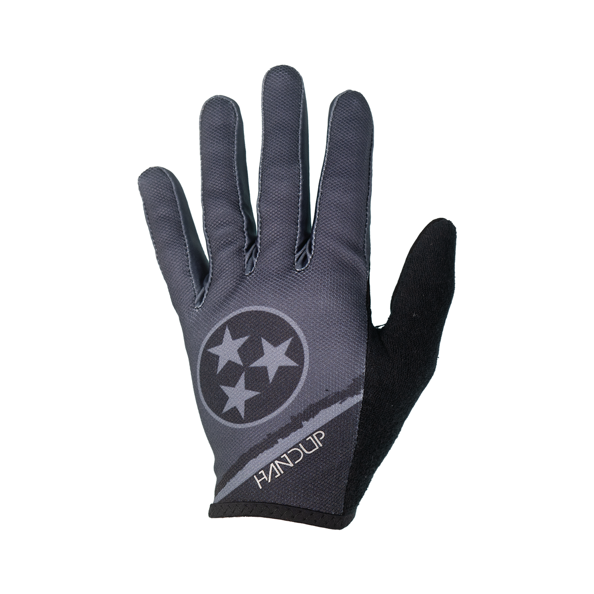 Handup Gloves, Rocky Top Grey, full-finger cycling glove