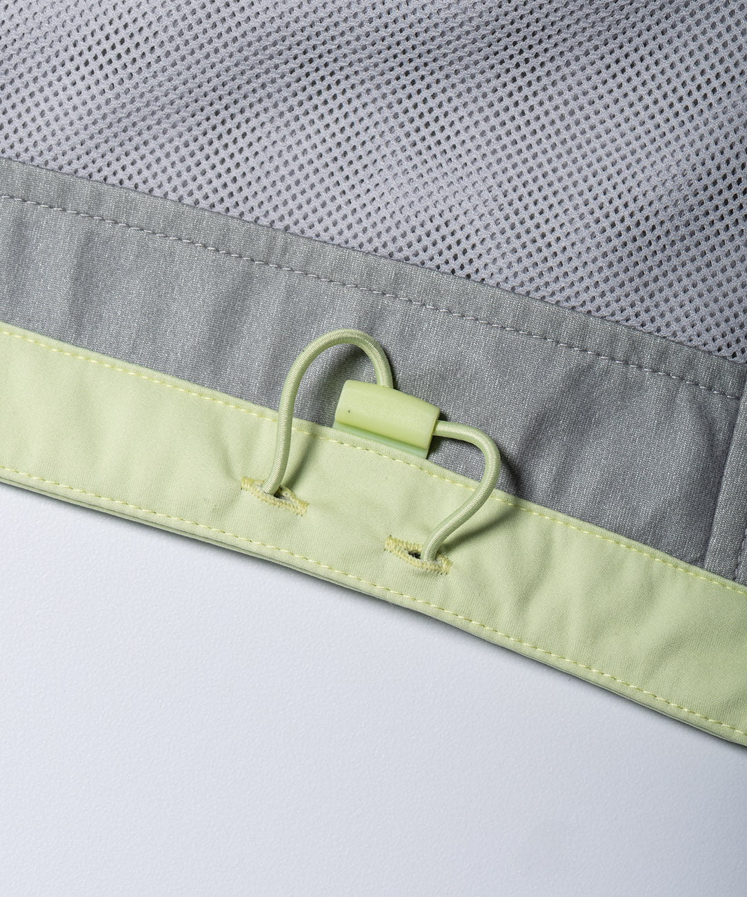 Men's Cloudburst Jacket, close-up of the hem drawcord