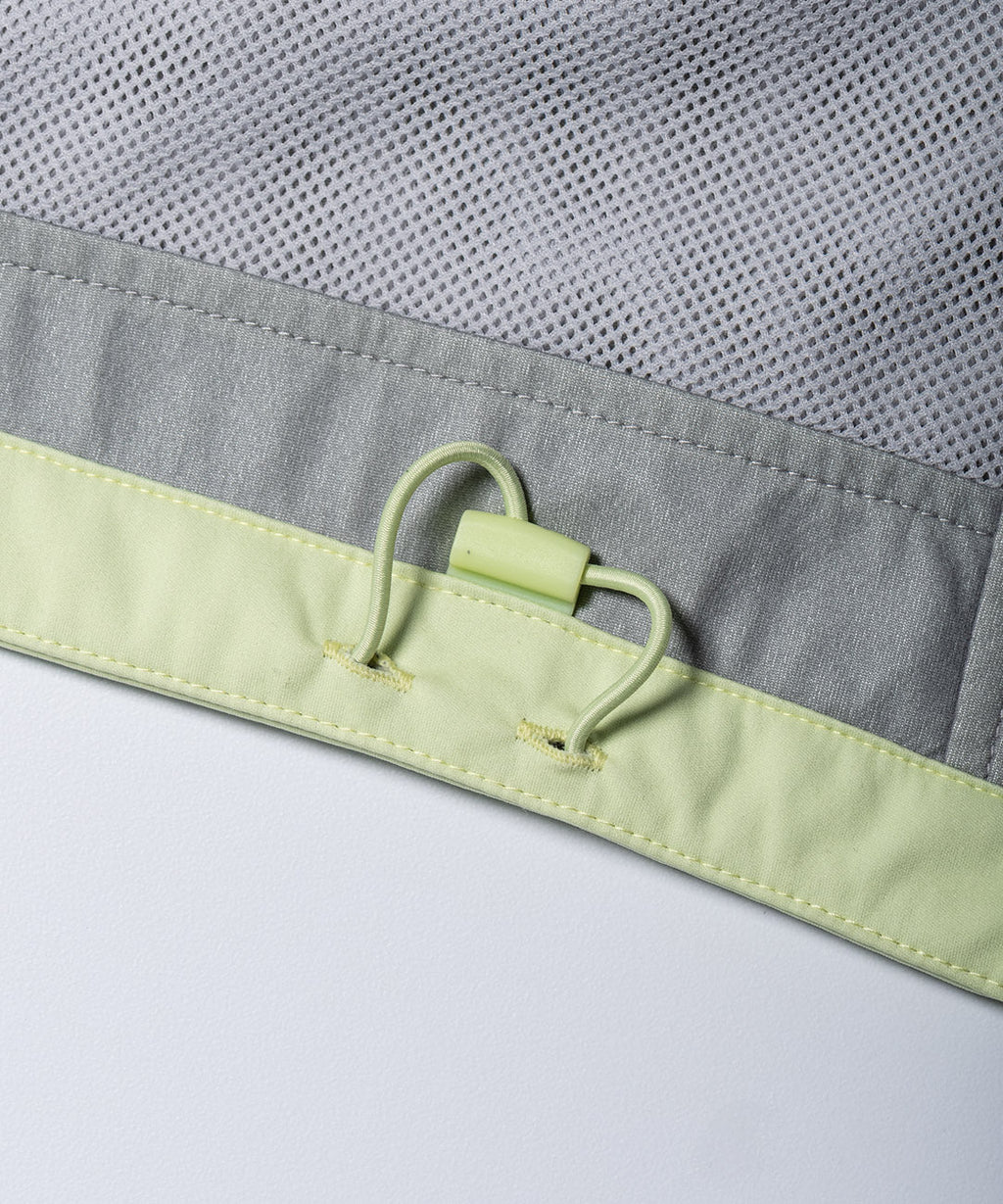 Women's Cloudburst Jacket, close-up of the hem drawcord